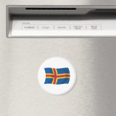 Aimant du drapeau d'Aland (In Situ (Lave-vaisselle))