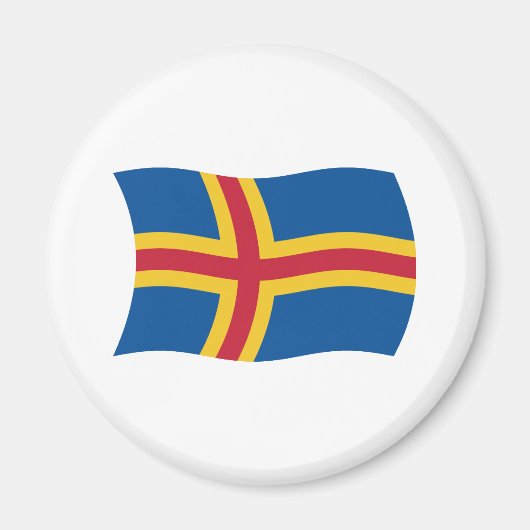 Aimant du drapeau d'Aland (Devant)