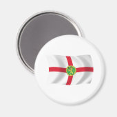 Aimant du drapeau d'Aurigny (Recto/Verso)