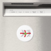 Aimant du drapeau d'Aurigny (In Situ (Lave-vaisselle))