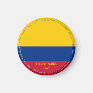 Aimant du drapeau de Colombie
