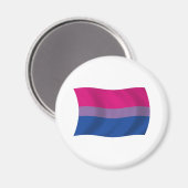 Aimant du drapeau de la fierté bisexuelle (Recto/Verso)
