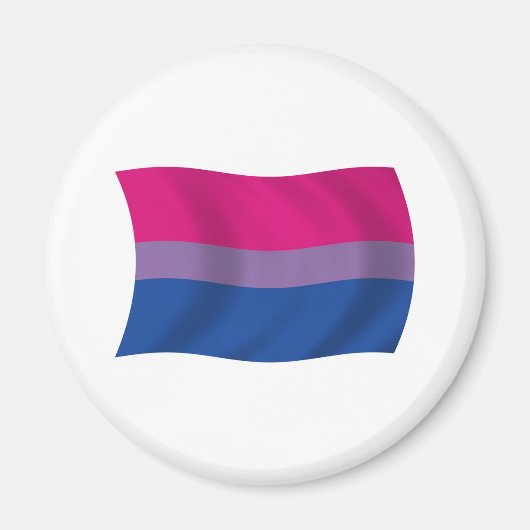 Aimant du drapeau de la fierté bisexuelle (Devant)