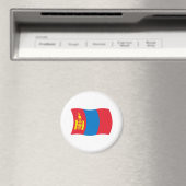 Aimant du drapeau de la Mongolie (In Situ (Lave-vaisselle))
