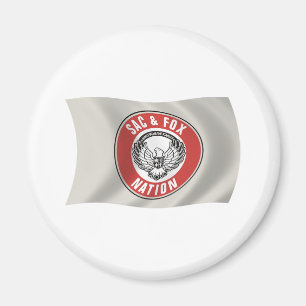 Aimant du drapeau de la Nation Sac & Fox (Oklahoma