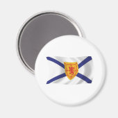 Aimant du drapeau de la Nouvelle-Écosse (Recto/Verso)