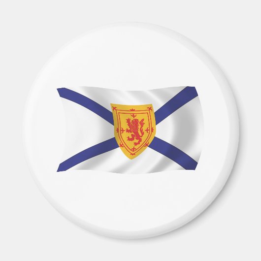 Aimant du drapeau de la Nouvelle-Écosse (Devant)