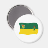 Aimant du drapeau de la Saskatchewan (Recto/Verso)