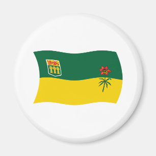 Aimant du drapeau de la Saskatchewan