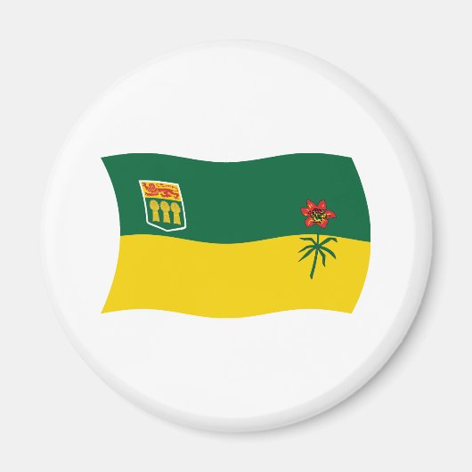 Aimant du drapeau de la Saskatchewan (Devant)