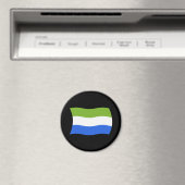 Aimant du drapeau de la Sierra Leone (In Situ (Lave-vaisselle))
