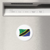 Aimant du drapeau de la Tanzanie (In Situ (Lave-vaisselle))
