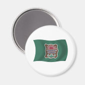 Aimant du drapeau de la tribu Abenaki (Recto/Verso)