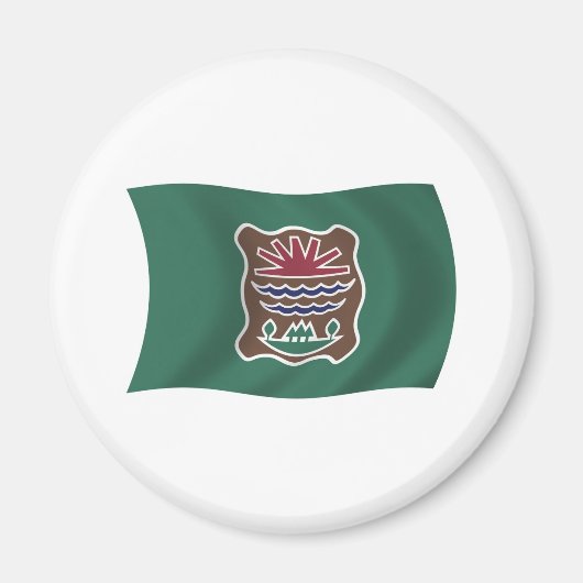 Aimant du drapeau de la tribu Abenaki (Devant)