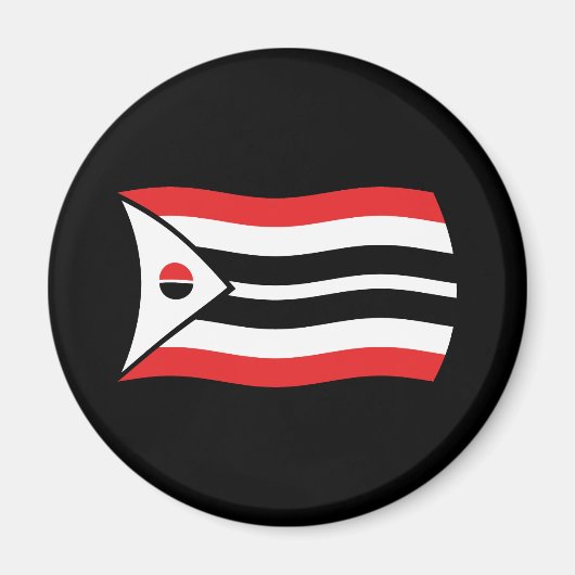 Aimant du drapeau de la tribu Arapaho (Devant)