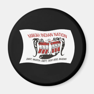 Aimant du drapeau de la tribu Makah