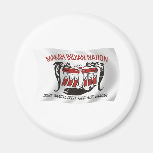 Aimant du drapeau de la tribu Makah