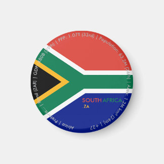 Aimant du drapeau de l'Afrique du Sud