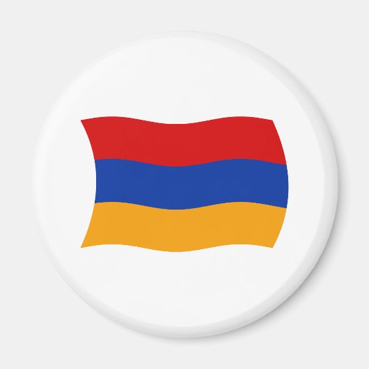 Aimant du drapeau de l'Arménie (Devant)