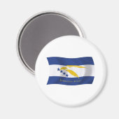 Aimant du drapeau de l'atoll Johnston (Recto/Verso)