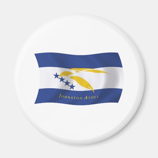 Aimant du drapeau de l'atoll Johnston (Devant)