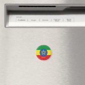 Aimant du drapeau de l'Éthiopie (In Situ (Lave-vaisselle))
