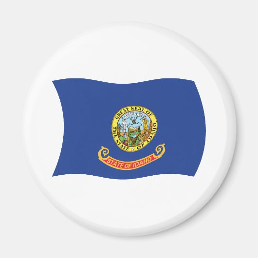 Aimant du drapeau de l'Idaho (Devant)