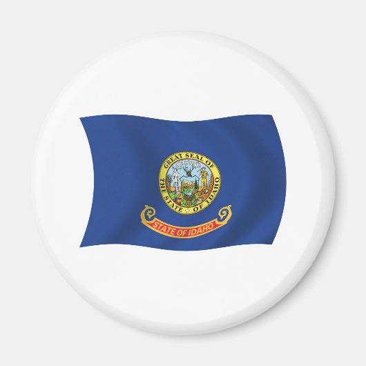 Aimant du drapeau de l'Idaho (Devant)