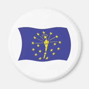 Aimant du drapeau de l'Indiana