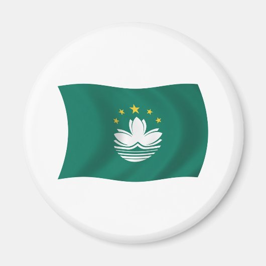 Aimant du drapeau de Macao (Devant)