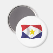 Aimant du drapeau de Saba (Recto/Verso)