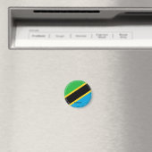 Aimant du drapeau de Tanzanie (In Situ (Lave-vaisselle))