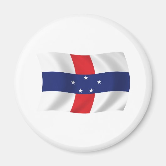 Aimant du drapeau des Antilles néerlandaises (Devant)