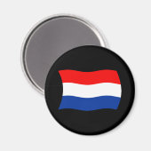 Aimant du drapeau des Pays-Bas (Recto/Verso)