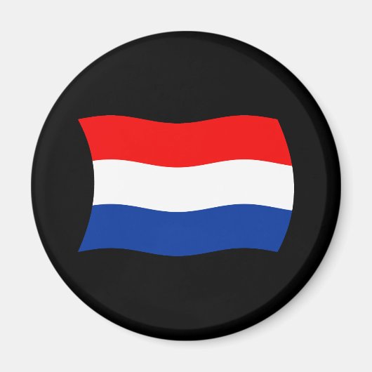 Aimant du drapeau des Pays-Bas (Devant)