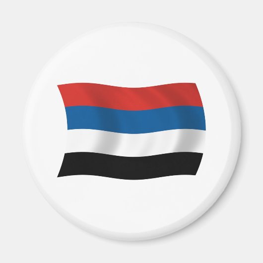 Aimant du drapeau des peuples autochtones de Colom (Devant)