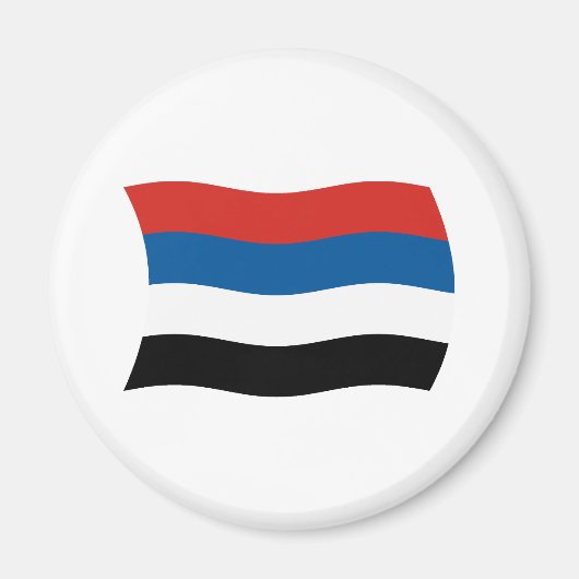Aimant du drapeau des peuples autochtones de Colom (Devant)