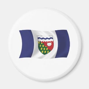 Aimant du drapeau des Territoires du Nord-Ouest