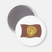Aimant du drapeau des tribus Shoshone Bannock (Recto/Verso)