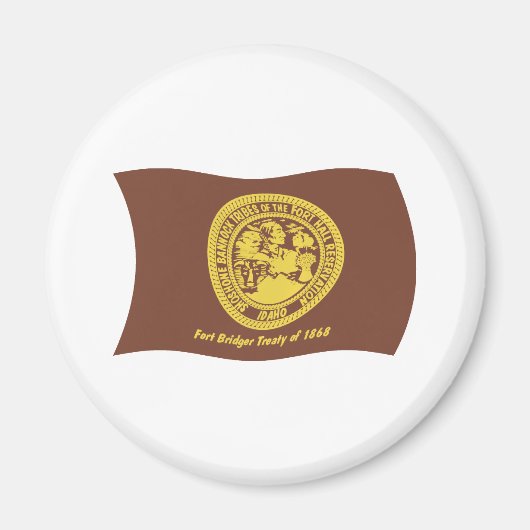 Aimant du drapeau des tribus Shoshone Bannock (Devant)