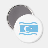 Aimant du drapeau des Turkmènes irakiens (Recto/Verso)