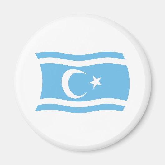 Aimant du drapeau des Turkmènes irakiens (Devant)