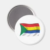 Aimant du drapeau druze (Recto/Verso)