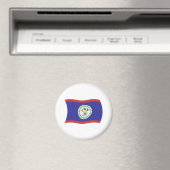 Aimant du drapeau du Belize (In Situ (Lave-vaisselle))