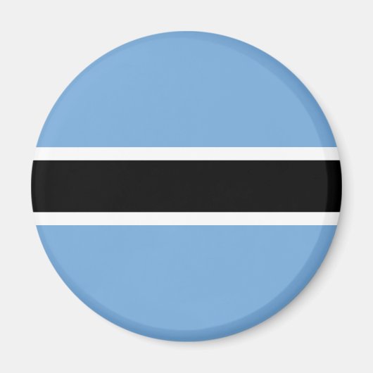 Aimant du drapeau du Botswana (Devant)