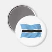 Aimant du drapeau du Botswana (Recto/Verso)