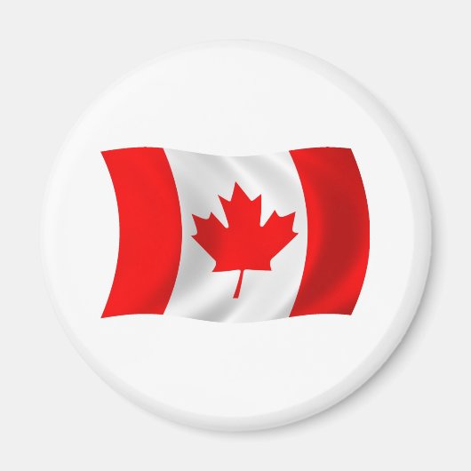 Aimant du drapeau du Canada (Devant)