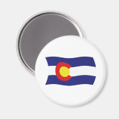 Aimant du drapeau du Colorado (Recto/Verso)