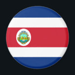 Aimant du drapeau du Costa Rica<br><div class="desc">Aimant avec le drapeau du Costa Rica. Imán con la bandera de Costa Rica.</div>