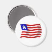 Aimant du drapeau du Liberia (Recto/Verso)